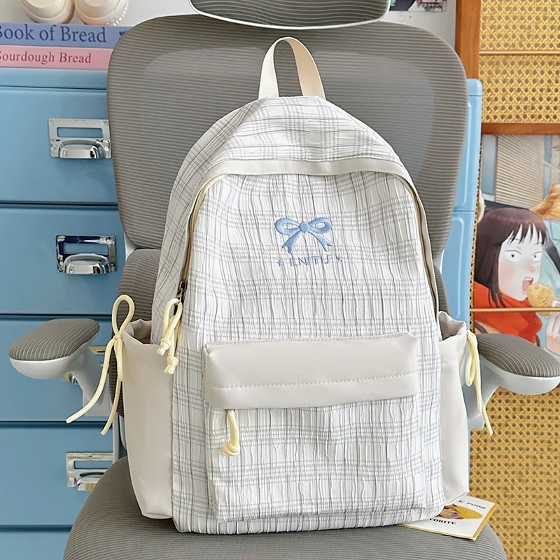 Gepunktetes Muster Freizeit Rucksack Karnz