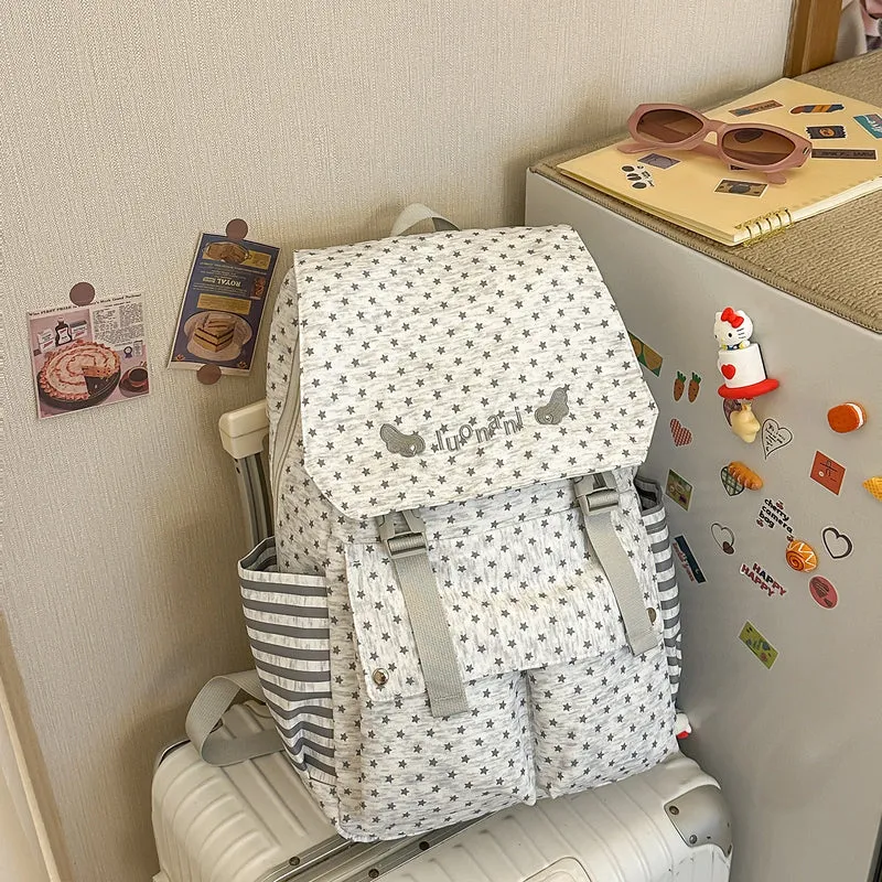 Charmante Stern-Beschmückte Freizeit-Rucksack Karnz
