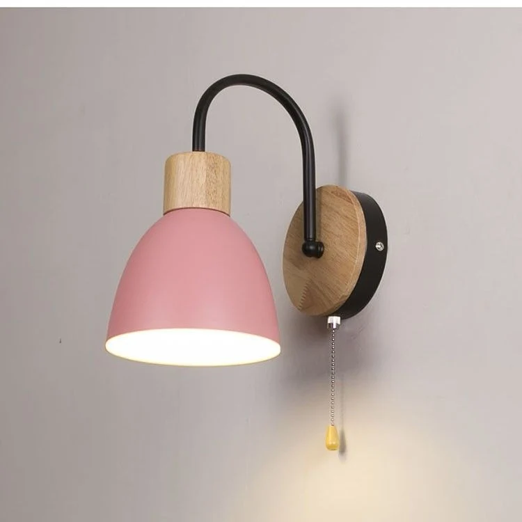 Moderne Holz Wandlampe