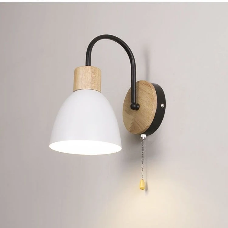 Moderne Holz Wandlampe