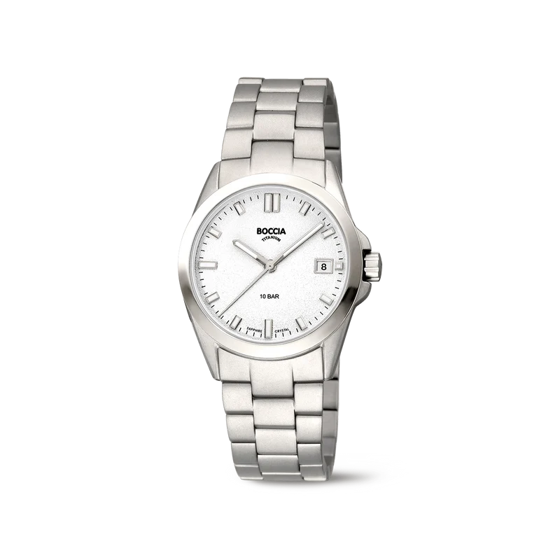 Boccia 3386-02 Damen Armbanduhr • Saphirglas • Titan