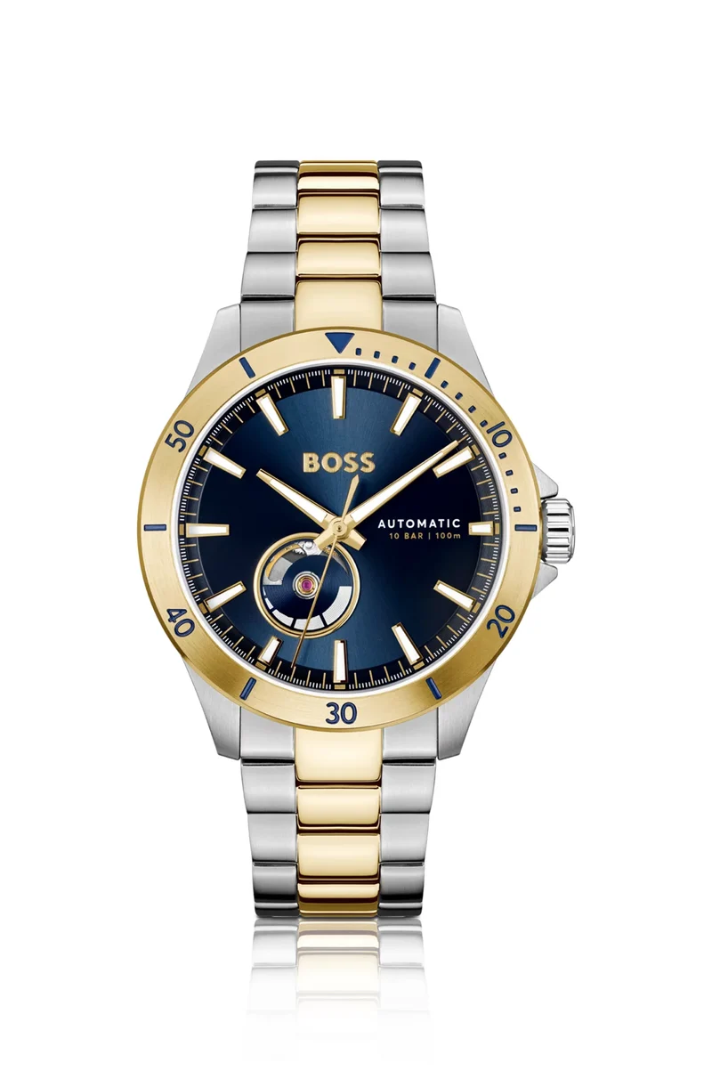 BOSS Troper 1514201 Herrenuhr Marineblau • Automatikwerk • Edelstahlgehäuse