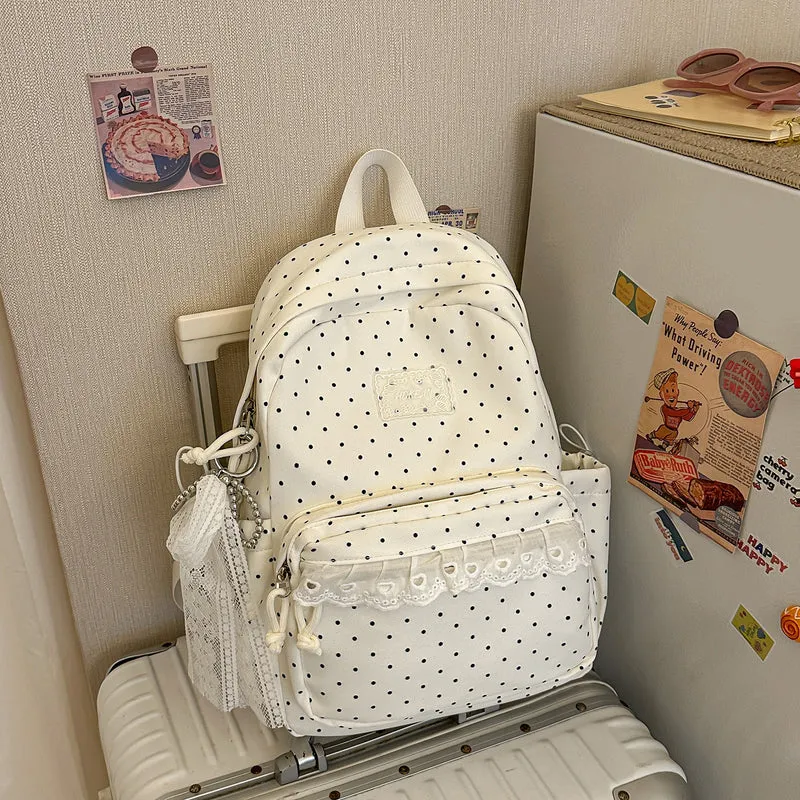 Charmanter gepunkteter Rucksack Karnz