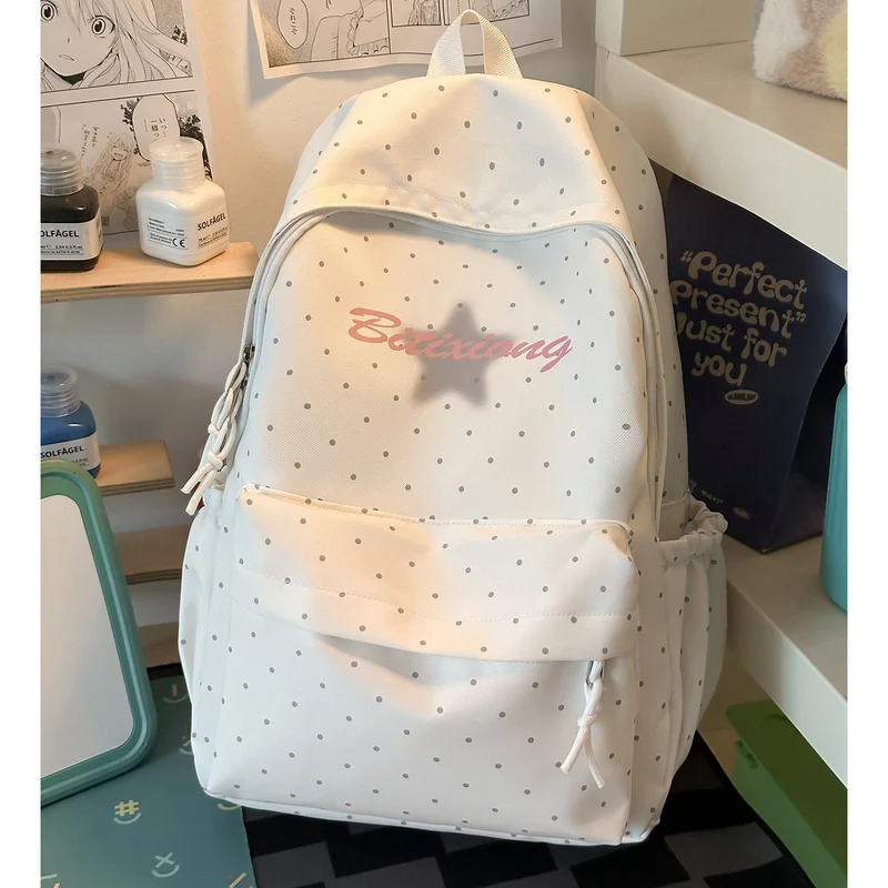 Charmanter Pünktchen Freizeit Rucksack Karnz