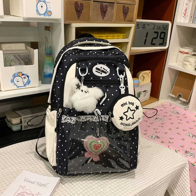 Charmanter gepunkteter Rucksack Karnz