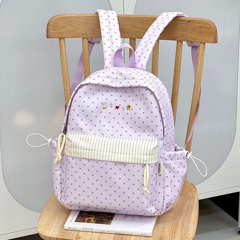 Lässiger Sternenbedruckter Rucksack Karnz