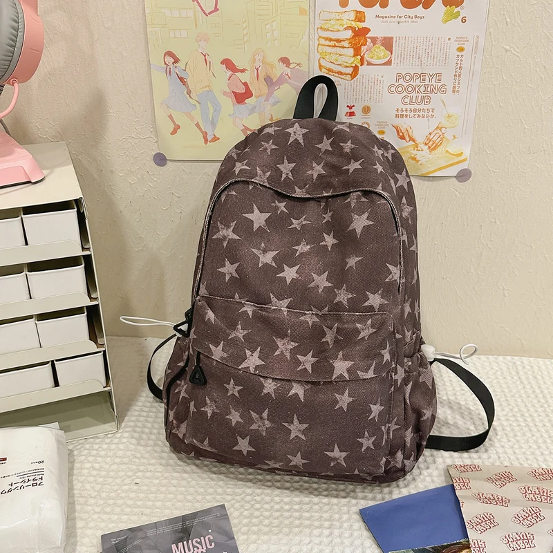 Lässiger Sternen-Print Rucksack Karnz 1791205441