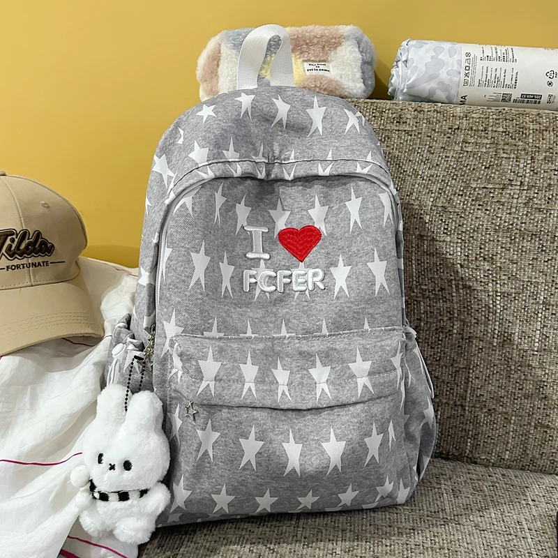 Lässiger Rucksack mit Sternmuster Karnz
