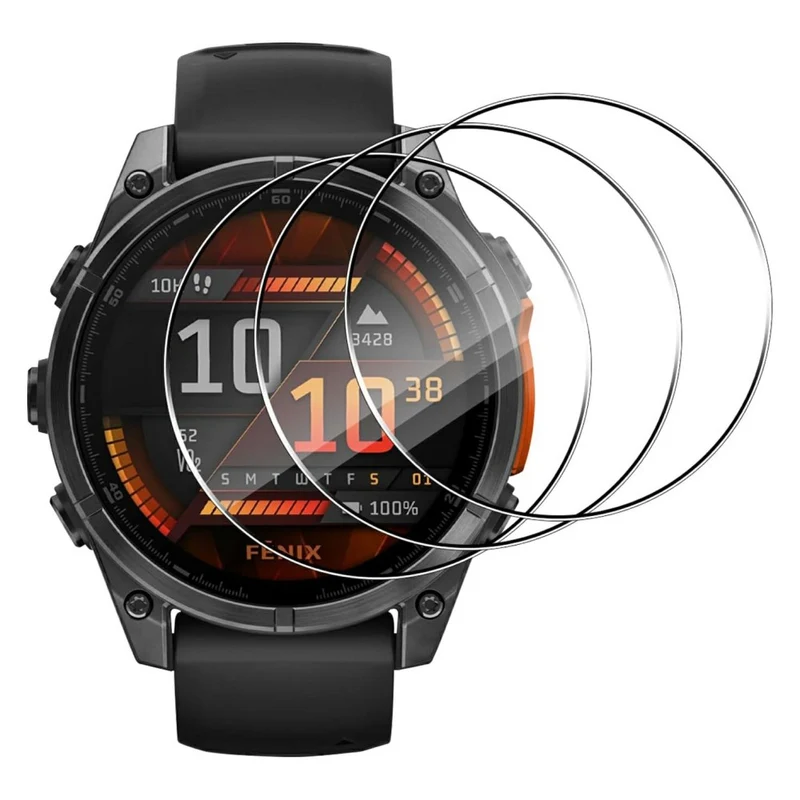 Garmin Fenix 8 47mm Silikon HD Displayschutz