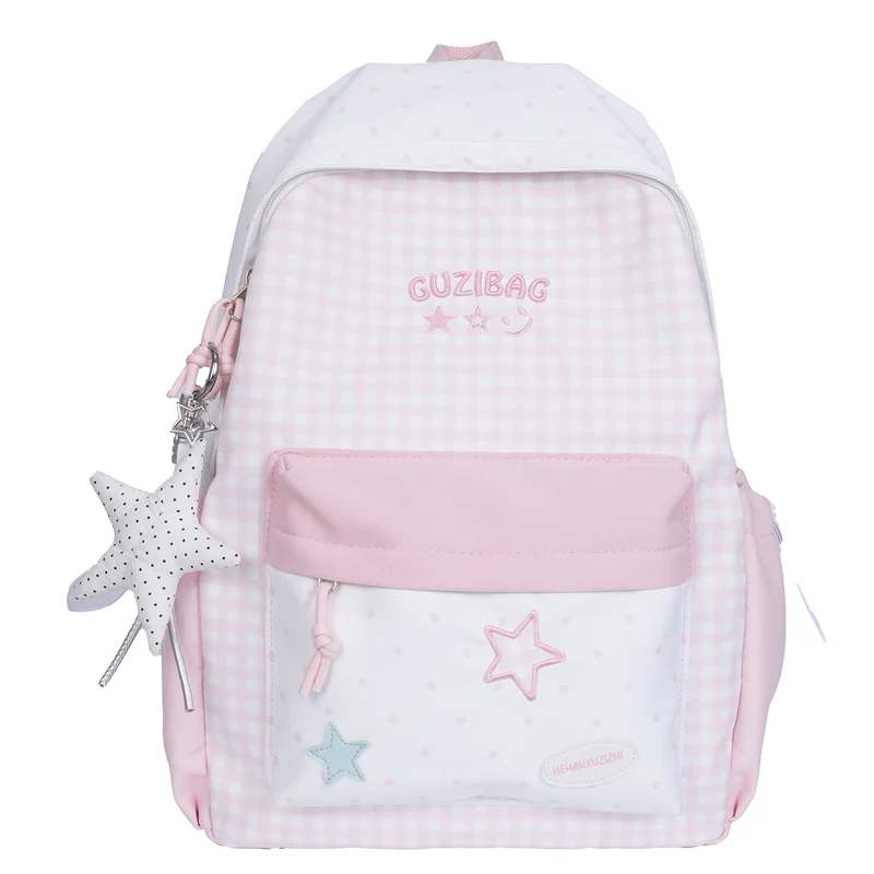 Charmanter Karomuster-Rucksack Karnz