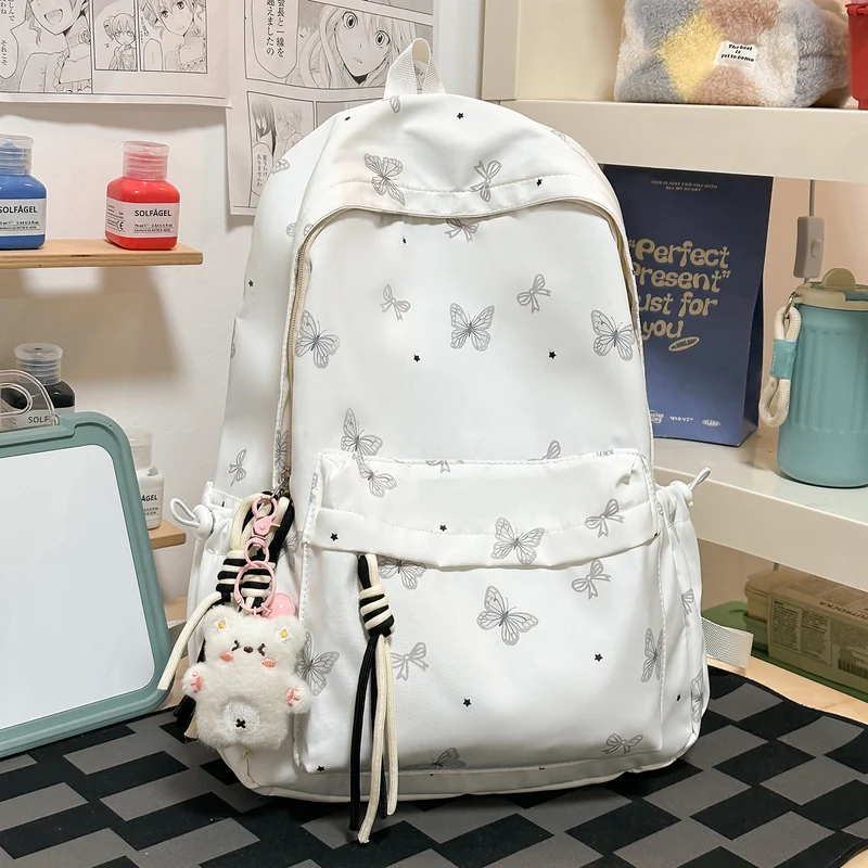 Charming Butterfly Print Freizeit Rucksack Karnz