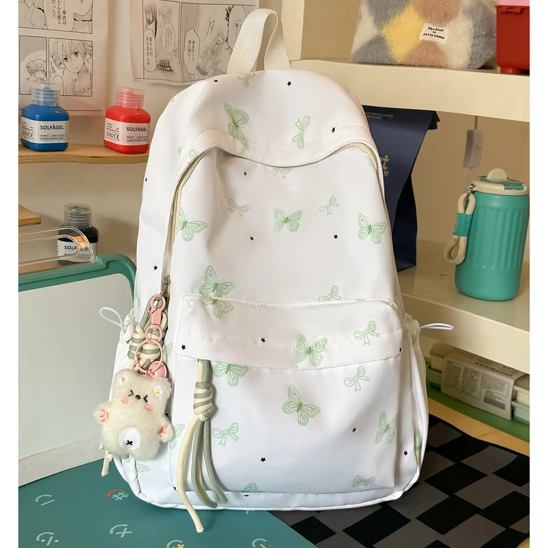 Charming Butterfly Print Freizeit Rucksack Karnz