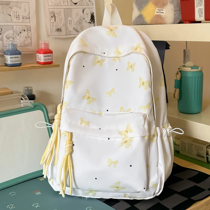 Charming Butterfly Print Freizeit Rucksack Karnz