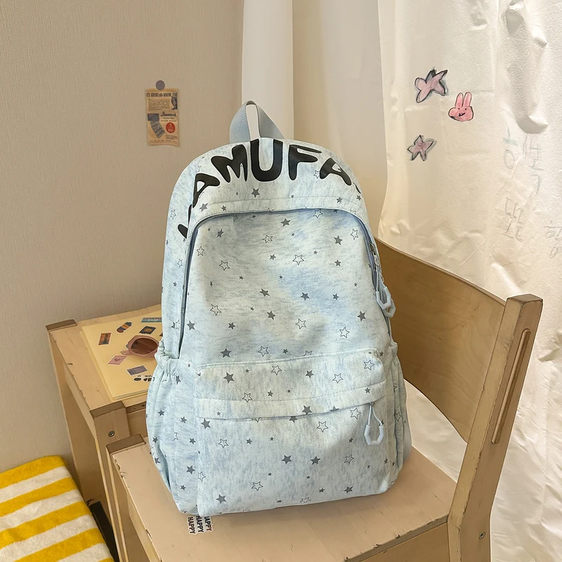 Lässiger mit Sternen verzierten Rucksack Karnz