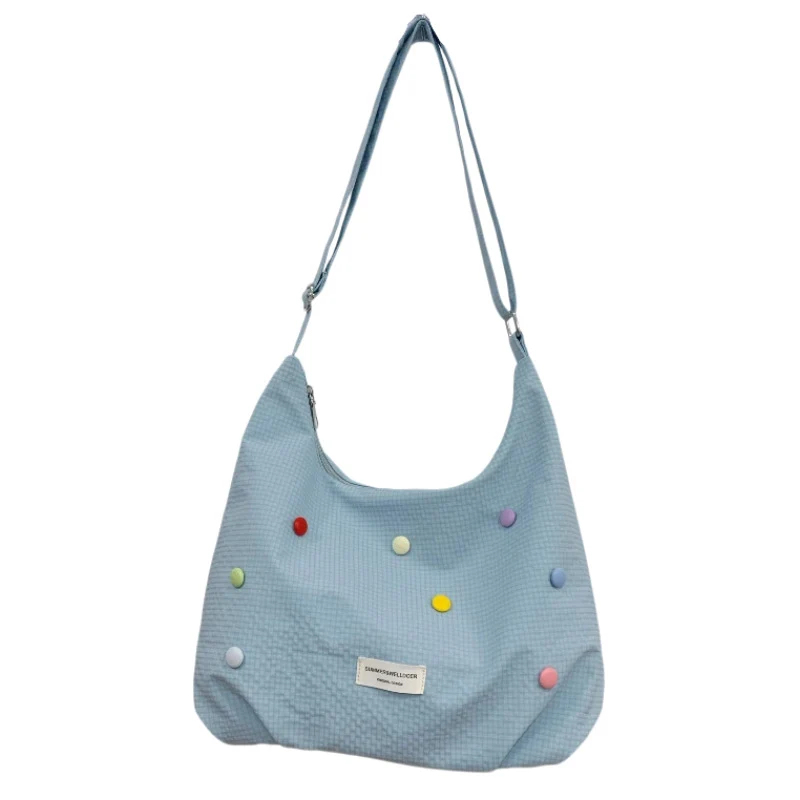 Casual Pop-Beschmückte Hobo-Tasche Karnz