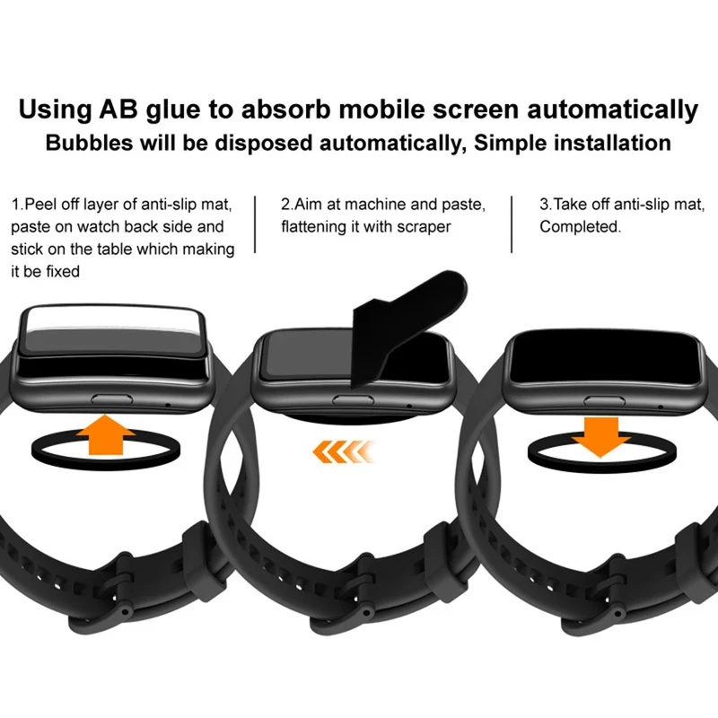 Xiaomi Mi Band 9 Silikon HD Displayschutz