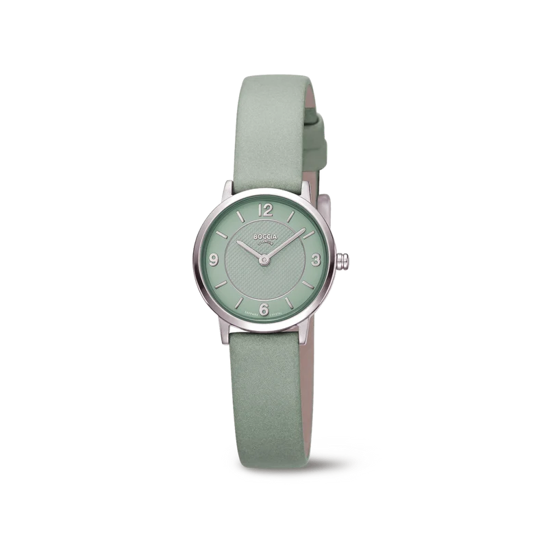 Boccia Titanium 3371-02 Damen Armbanduhr • Titan mit Goldplattierung • Saphirglas