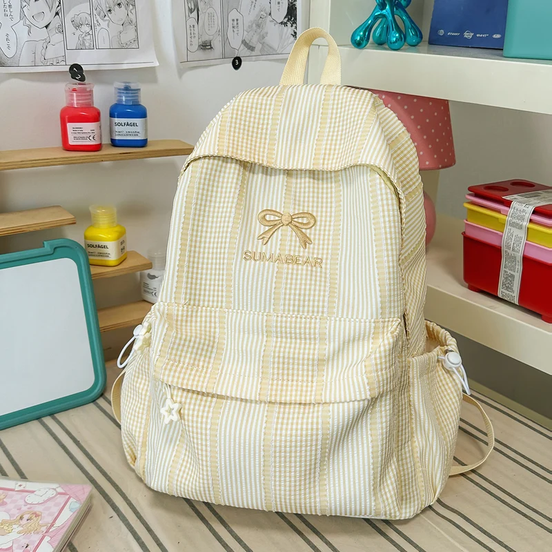 Lässiger gestreifter Rucksack Karnz