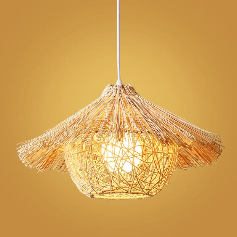 Boho-inspiriertes gewobenes Deckenlicht