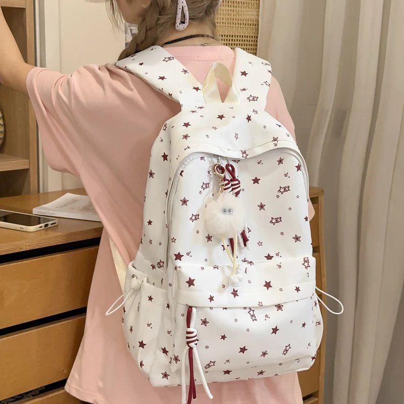 Lässig Leichter Sternen-Print Rucksack Karnz