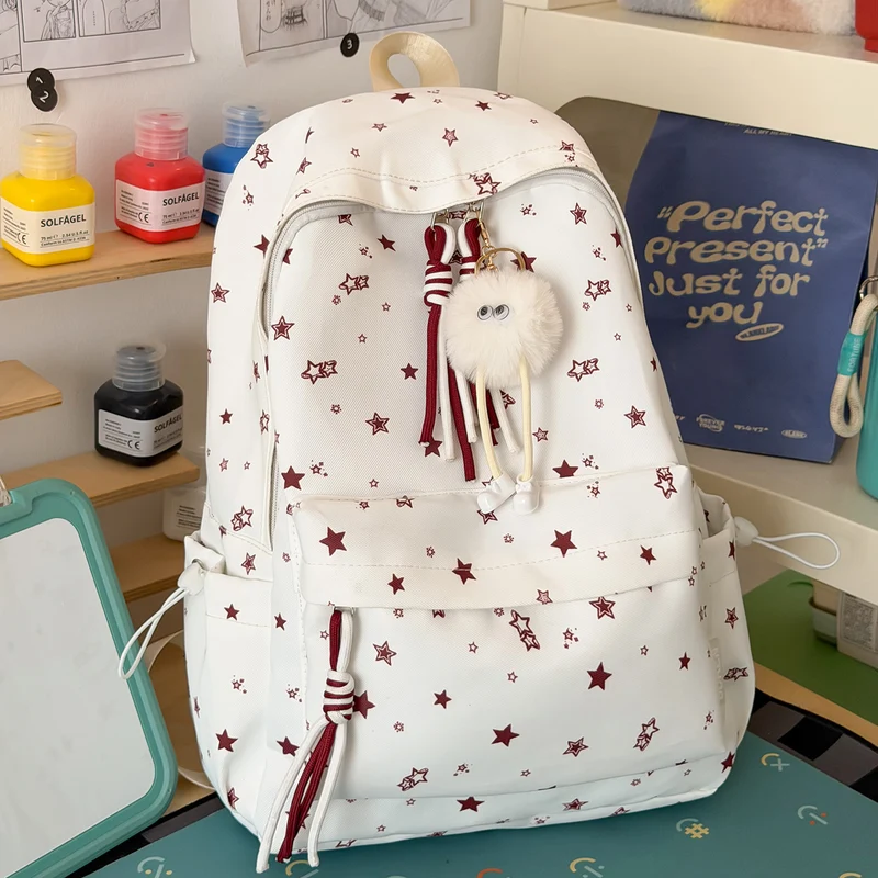 Lässig Leichter Sternen-Print Rucksack Karnz