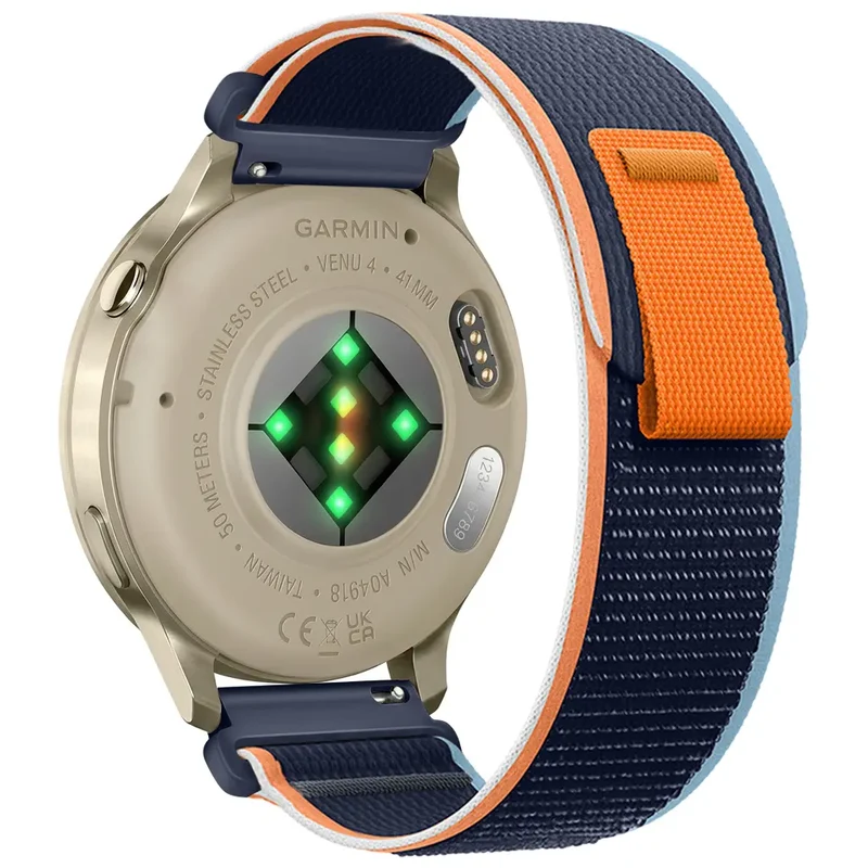 Garmin D2 Air X15 Trail Nylonarmband (Blau Mix)