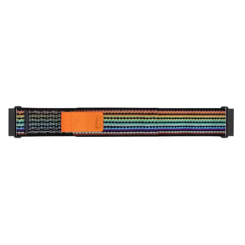 Garmin Forerunner 245 Trail Nylonarmband (Schwarz/Bunt)