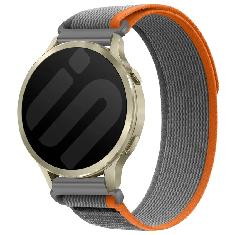 Garmin Approach S40 Trail Nylonarmband (Grau/Orange)