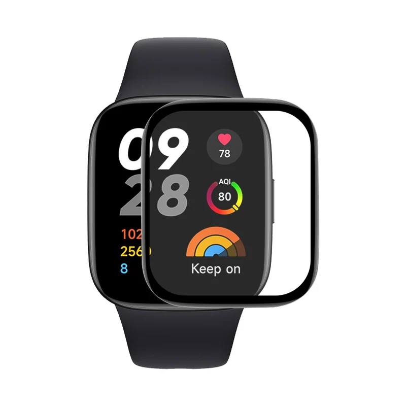 Xiaomi Redmi Watch 5 Active Silikon 3D Gekrümmt Displayschutz