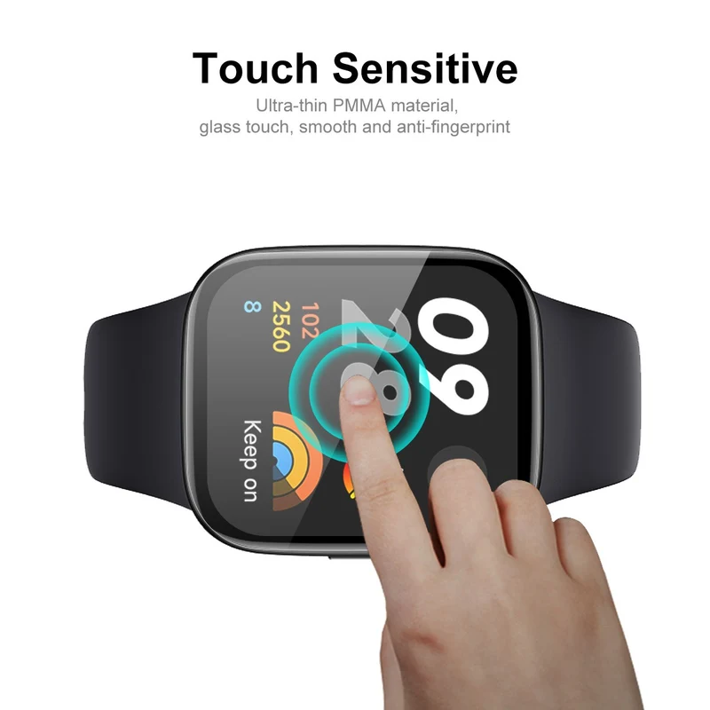 Xiaomi Redmi Watch 5 Active Silikon 3D Gekrümmt Displayschutz