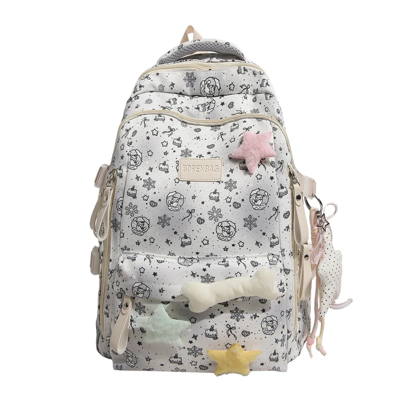 Künstlerisch gemusterter Rucksack Karnz