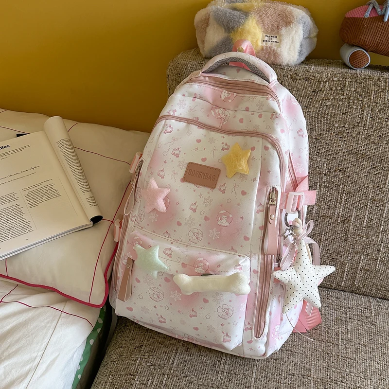 Künstlerisch gemusterter Rucksack Karnz