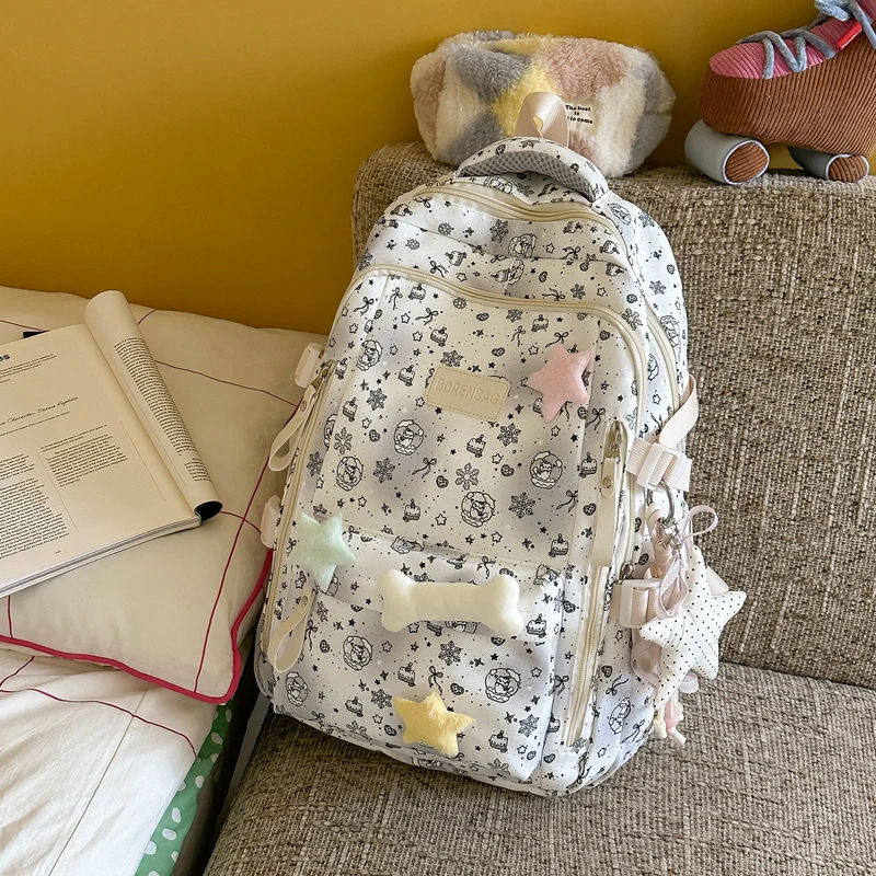 Künstlerisch gemusterter Rucksack Karnz