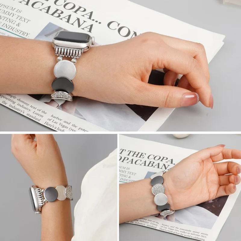 Absolut Bequem Apple Smartwatch Metall Und Stein Universell Armband