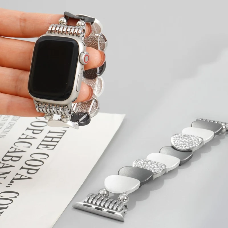 Absolut Bequem Apple Smartwatch Metall Und Stein Universell Armband