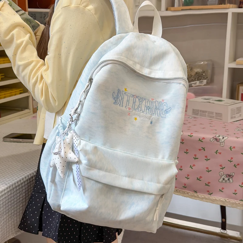 Lässiger Canvas-Rucksack mit Schlüsselanhänger Karnz