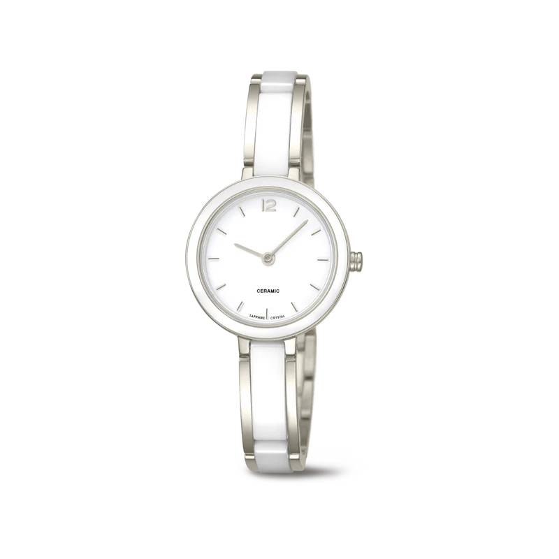 Boccia 3333-01 Damen Armbanduhr • Keramik und Reintitan • Saphirglas
