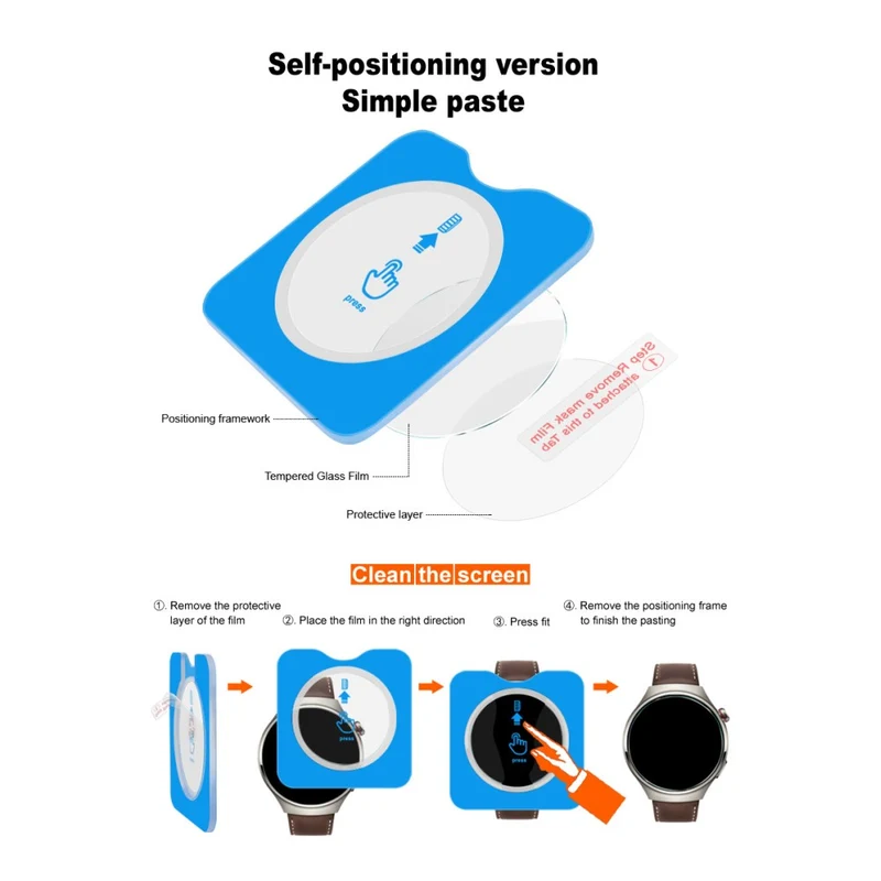 Samsung Galaxy Watch 7 40mm Silikon Displayschutz