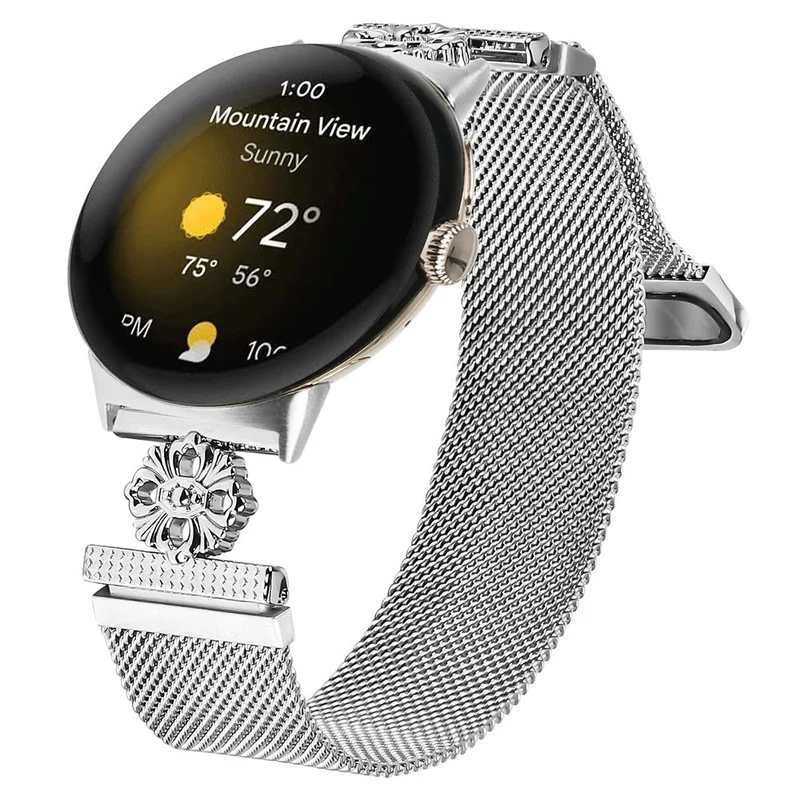 Sehr Stilvoll Google Pixel Watch Metall Armband