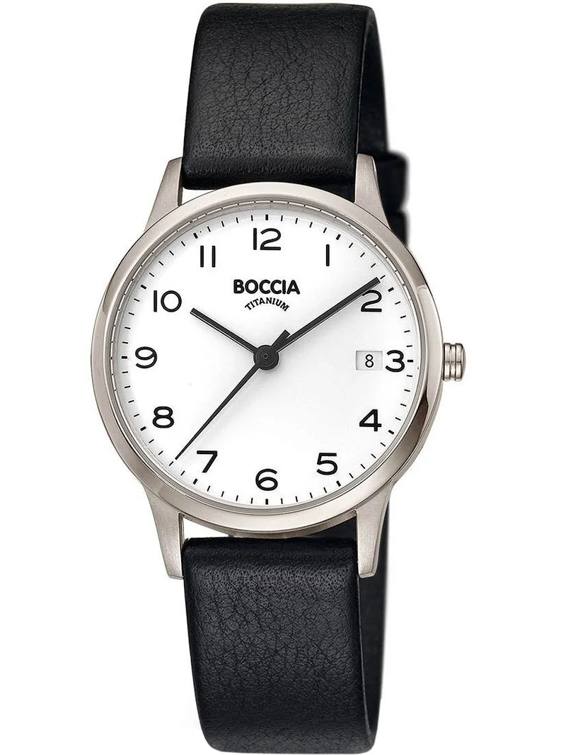 Boccia Titanium 3310-01 Damen Armbanduhr • Titan-Gehäuse • Mineralglas
