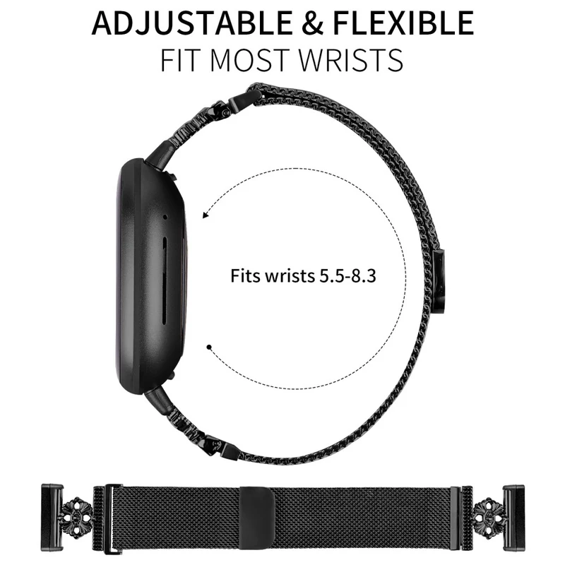 Absolut Sympathisch Fitbit Versa 4 / Fitbit Sense 2 Metall Universell Armband