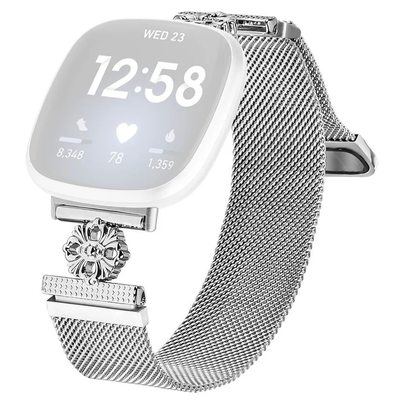Unglaublich Ordentlich Fitbit Versa 4 / Fitbit Sense 2 Metall Universell Armband