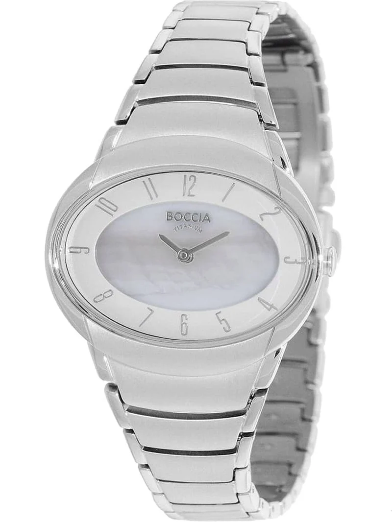 Boccia Titanium 3255-03 Damen Armbanduhr • Titan-Gehäuse • Mineralglas