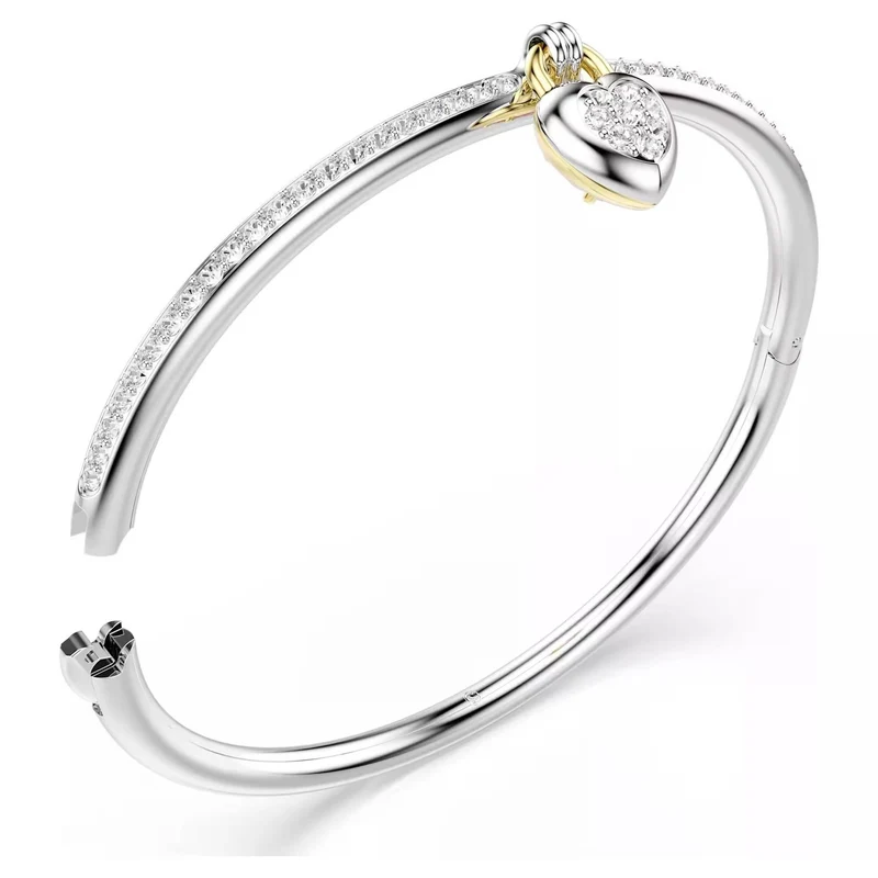 Swarovski Armreif Damen Idyllia Herz Rosa Metallmix L 5737265