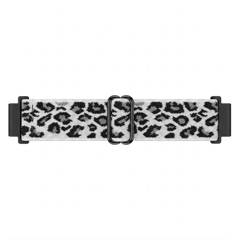 Oppo Watch X2 Mini Elastisches Armband (Weiß-Leopard)