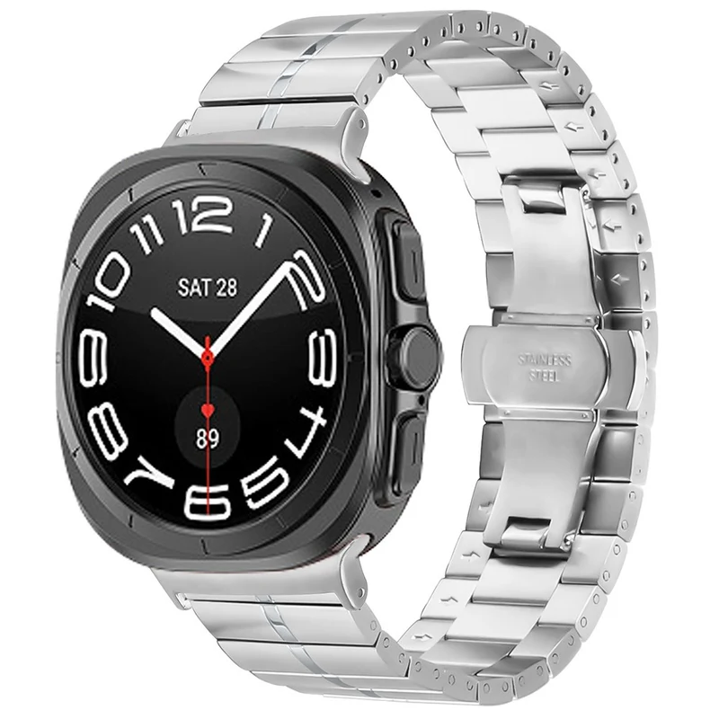 Unglaublich Elegant Samsung Galaxy Watch Ultra 47mm Metall Armband