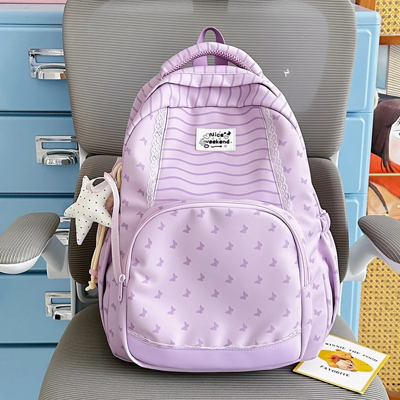 Verspielt Schmetterling-Themen Schulrucksack Karnz