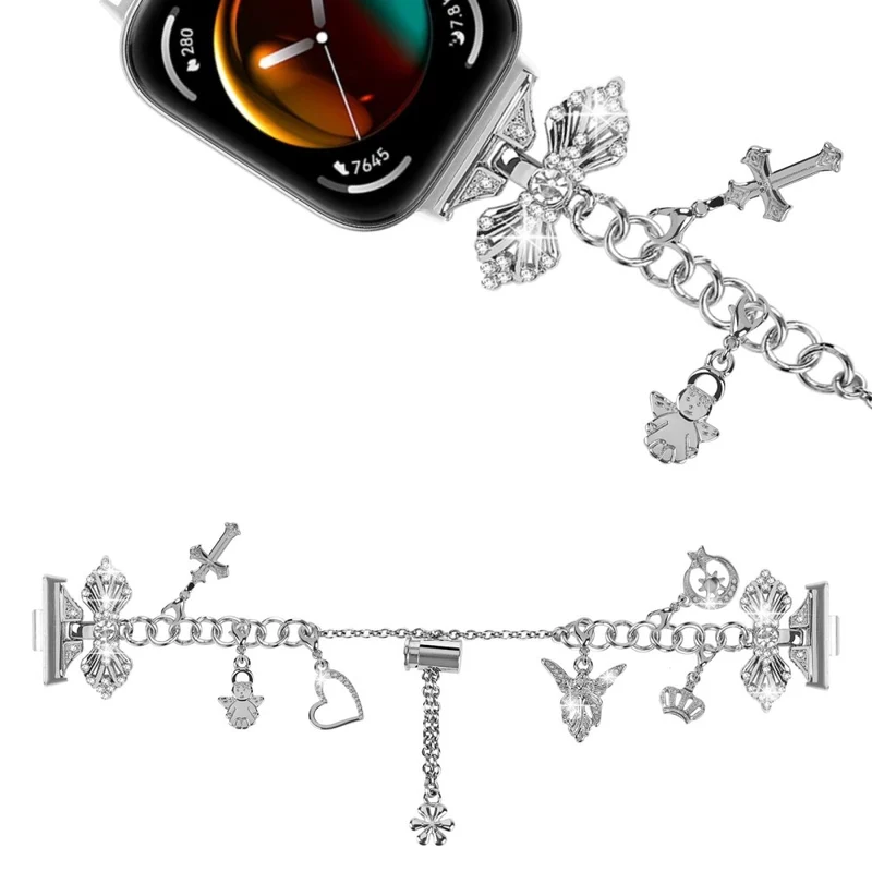 Unglaublich Angenehm Huawei Watch Fit 3 Metall Und Strass Armband