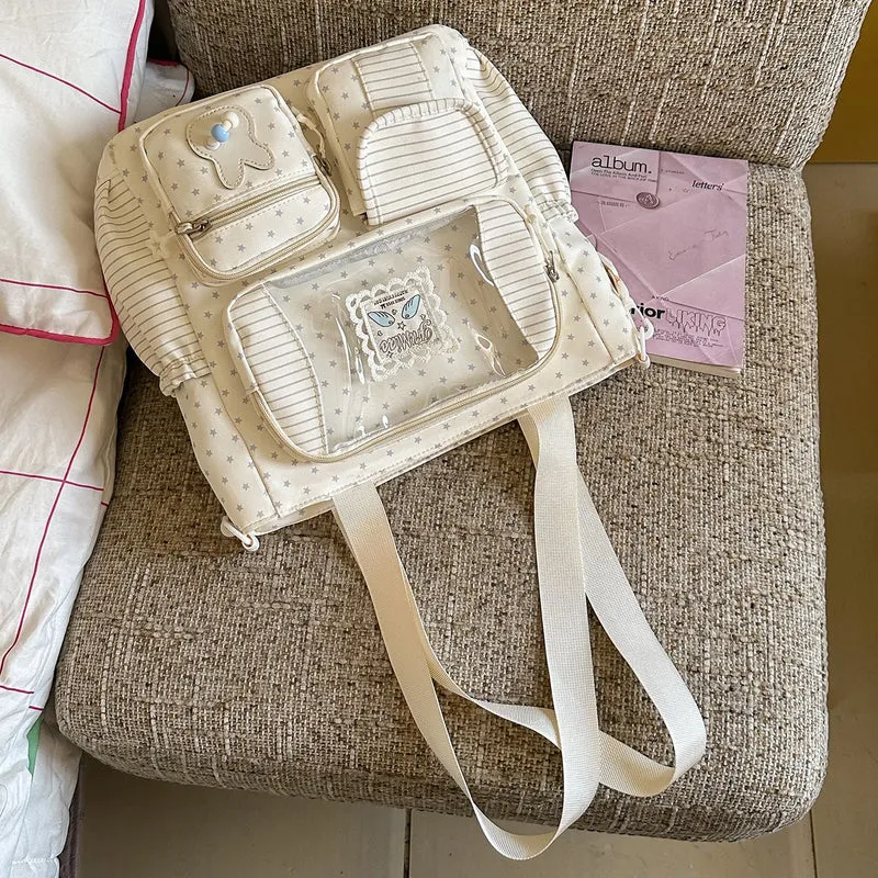Verspielter Bunny Ohr Schulrucksack Karnz