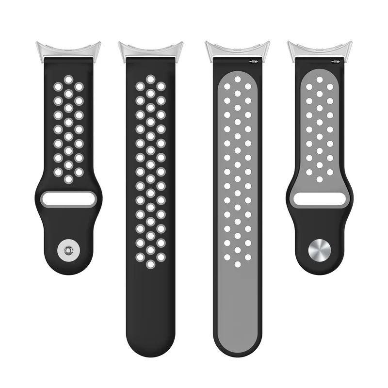 Google Pixel Watch 5 - 41mm Sportarmband (Schwarz/Grau)